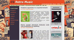 Desktop Screenshot of cs-retromusic.net